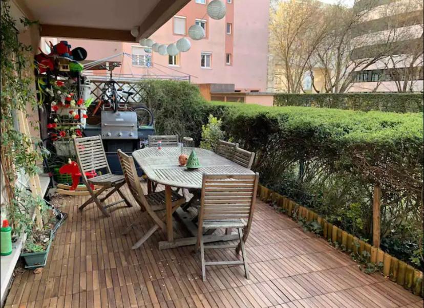 Gare La Part Dieu, Avec Terrasse, Jardin Et Parking Лион Экстерьер фото